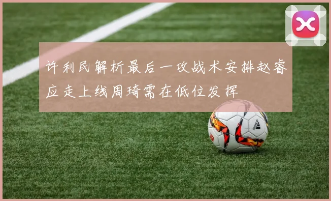 许利民解析最后一攻战术安排赵睿应走上线周琦需在低位发挥